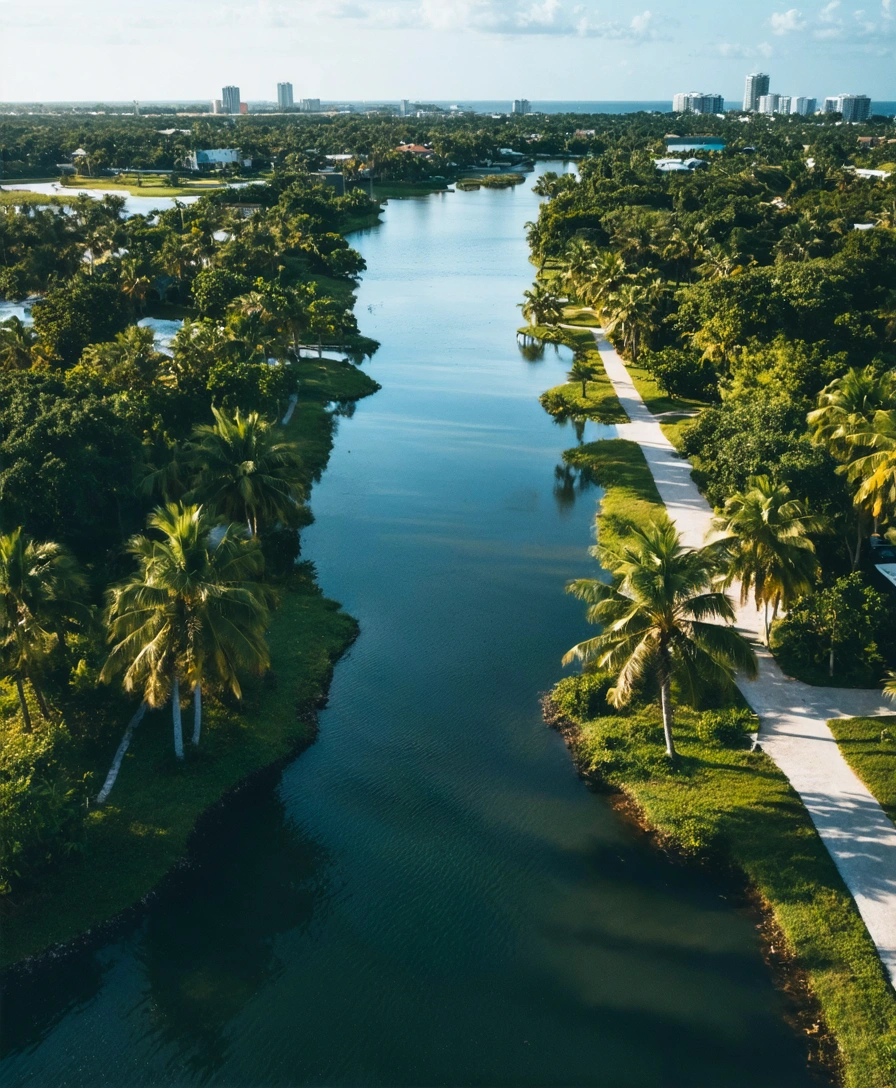 Overhead view of Naples, Florida